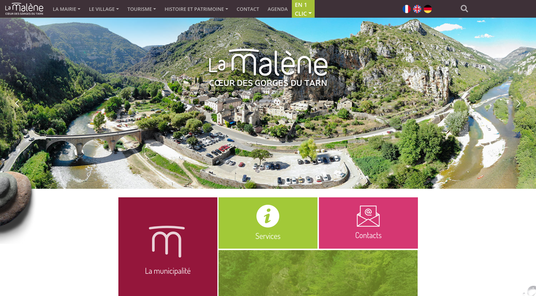 Ste de la mairie de la Malène